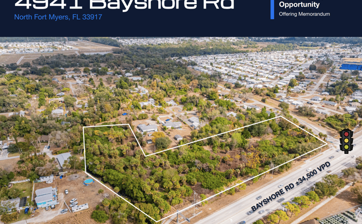 Pictures of Land property located at 4941 Bayshore Rd, North Fort Myers, FL 33917 for sales - image #1