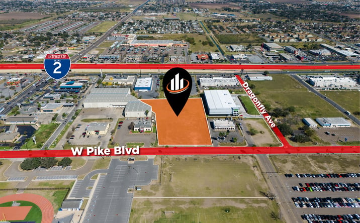 Pictures of Office, Industrial, Land property located at 1406 W Pike Blvd, Weslaco, TX 78596 for sales - image #1
