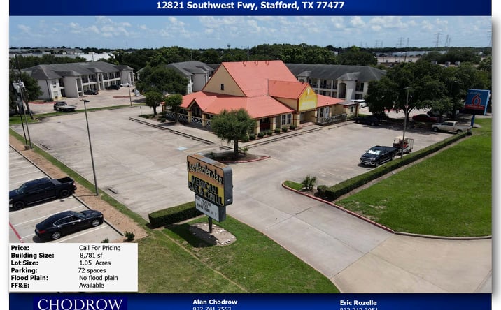 Pictures of Land, Retail property located at 12821 Southwest Fwy, Stafford, TX 77477 for sales - image #1