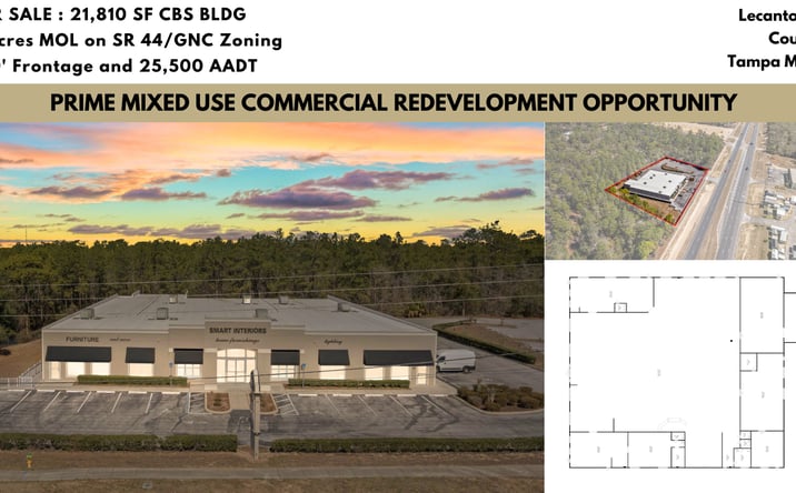 Pictures of Mixed Use, Retail, Senior Living, Special Purpose property located at 97 W Gulf to Lake Hwy, Lecanto, FL 34461 for sales - image #1
