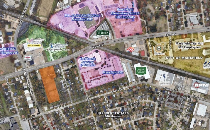 Pictures of Land property located at 708 E Broad St, Mansfield, TX 76063 for sales - image #1