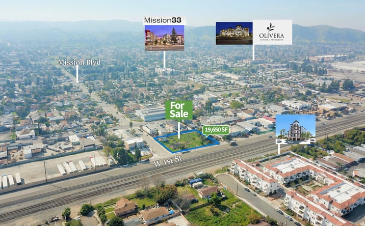 Pictures of Land property located at 115 South Myrtle Avenue, Pomona, CA 91766 for sales - image #1