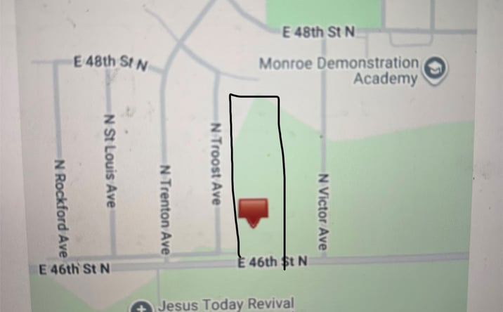 Pictures of Land property located at 1 46th Street North, Tulsa, OK 74106 for sales - image #1