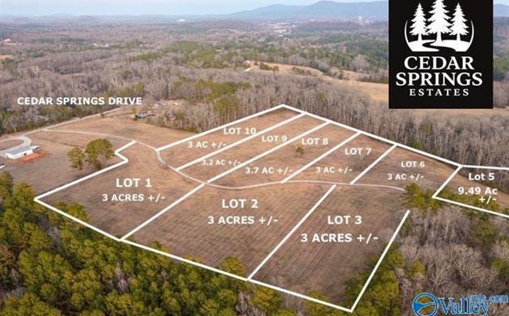 Pictures of Land property located at Lot 1 Cedar Springs Drive, Jacksonville, AL 36265 for sales - image #1
