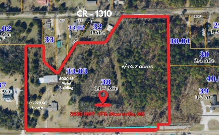 Pictures of Mixed Use, Office, Industrial property located at 3430 MS-178, Mooreville, MS 38857 for sales - image #1