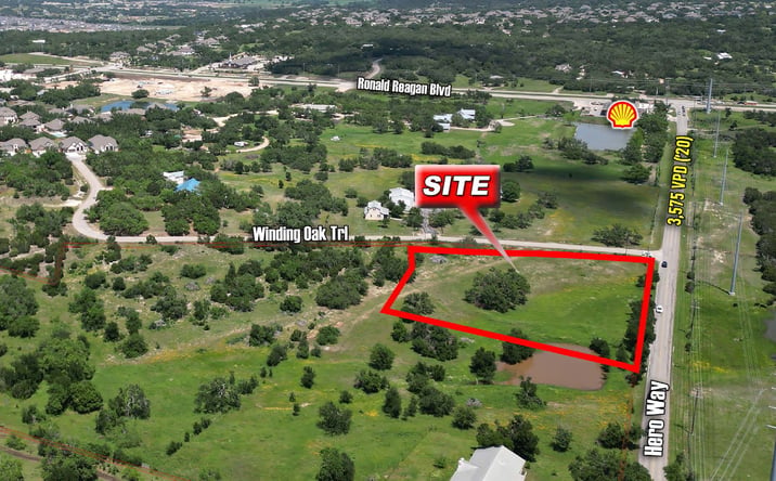 Pictures of Land property located at Hero Way & Winding Oak Trail, Leander, TX 78641 for sales - image #1