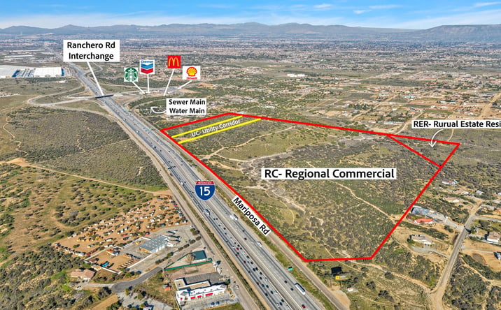 Pictures of Land property located at Mariposa Rd, Hesperia, CA 92344 for sales - image #1