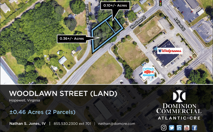 Pictures of Land property located at 3951 Woodlawn St, Hopewell, VA 23860 for sales - image #1