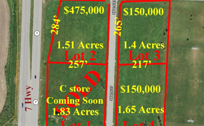 Pictures of Land property located at SW 7 Highway, Blue Springs, MO 64014 for sales - image #1