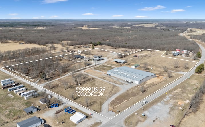 Pictures of Land, Mixed Use, Multifamily property located at 13354 E 520 Rd, Colcord, OK 74338 for sales - image #1