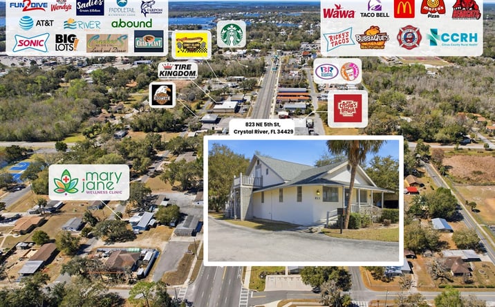 Pictures of Office, Retail property located at 823 NE 5th St, Crystal River, FL 34429 for sales - image #1
