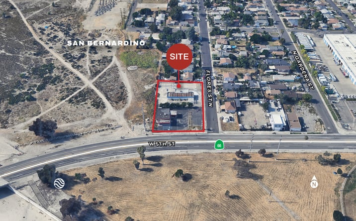 Pictures of Retail property located at 1820 W 5th St. & 520 Flores St, San Bernardino, CA 92408 for sales - image #1