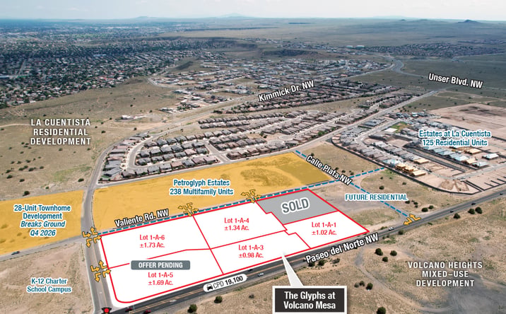 Pictures of Land property located at SWC Paseo Del Norte & Kimmick Dr SW,, Albuquerque, NM 87120 for sales - image #1