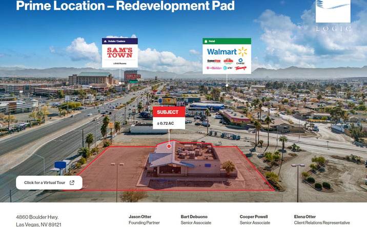 Pictures of Retail, Land property located at 4860 Boulder Hwy, Las Vegas, NV 89121 for sales - image #1