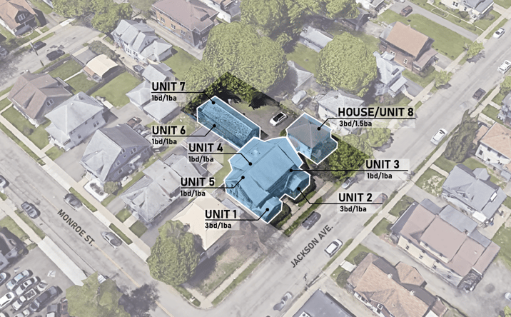 Pictures of Multifamily property located at 40 Jackson Avenue, Endicott, NY 13760 for sales - image #1