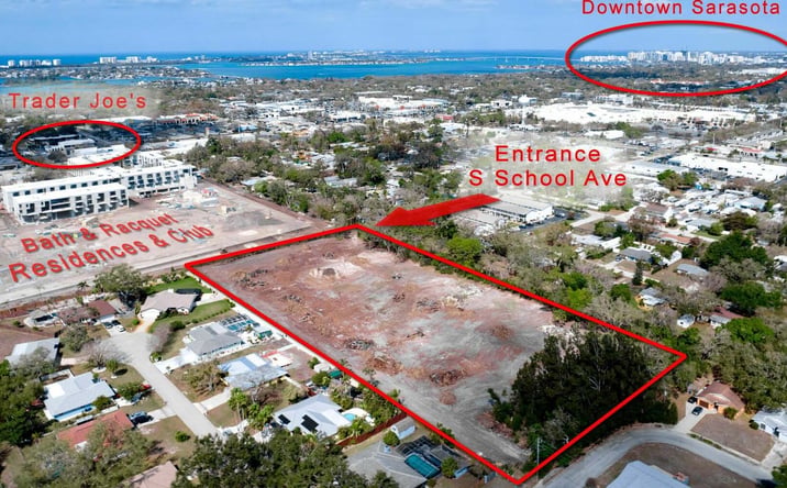 Pictures of Land property located at 4101-4103 S School Ave, Sarasota, FL 34237 for sales - image #1