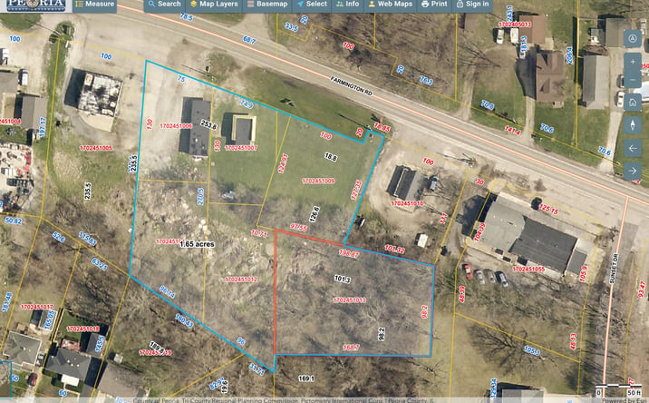 Pictures of Land, Retail property located at 4802 W Farmington Rd, Peoria, IL 61604 for sales - image #1