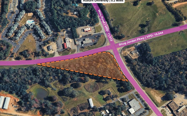 Pictures of Land property located at Shug Jordan Pkwy, Auburn, AL 36832 for sales - image #1