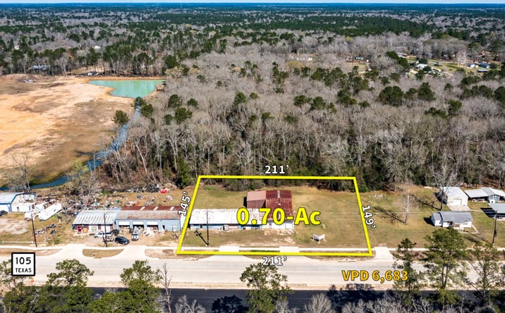 Pictures of Industrial, Office, Retail property located at 19599 TX-105, Cleveland, TX 77328 for sales - image #1