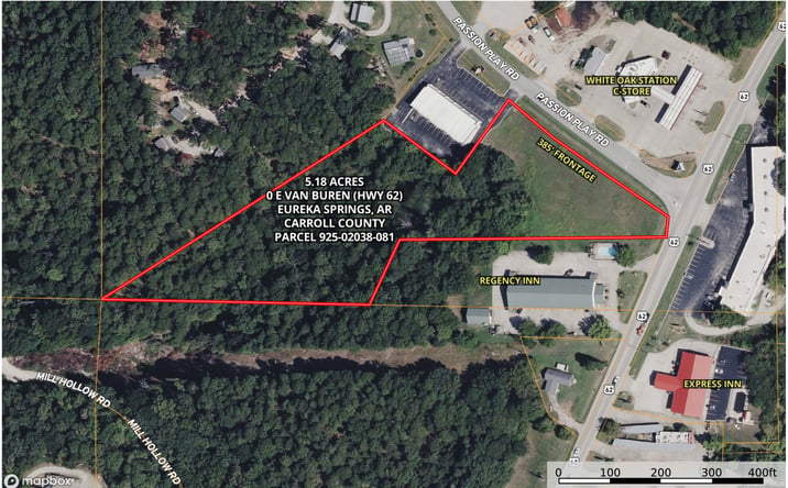 Pictures of Land property located at 0 E Van Buren (Hwy 62), Eureka Springs, AR 72632 for sales - image #1