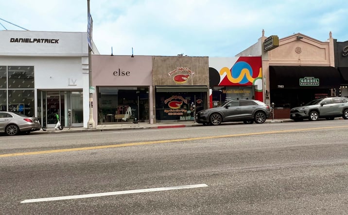 Pictures of Retail property located at 7965 Melrose Ave, West Hollywood, CA 90046 for sales - image #1