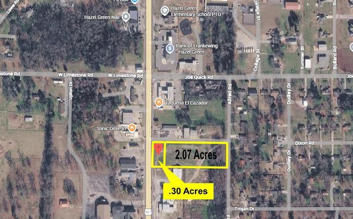 Pictures of Land property located at 14172 Hwy 231/431 N, HAzel Green, AL 35750 for sales - image #1