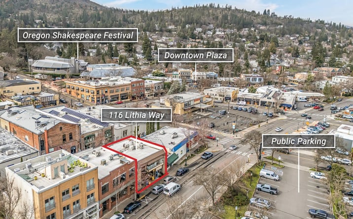 Pictures of Mixed Use, Office, Retail property located at 116 Lithia Way, Ashland, OR 97520 for sales - image #1