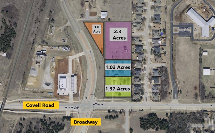 Pictures of Land property located at Corner of Broadway and Covell Rd, Edmond, OK 73034 for sales - image #1