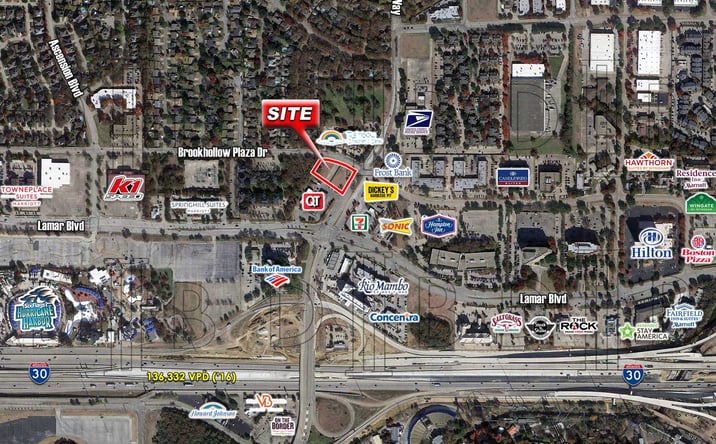Pictures of Land property located at SWC - Ballpark Way & Brookhollow Plaza Dr., Arlington, TX 76006 for sales - image #1