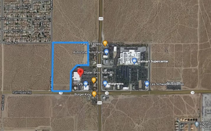 Pictures of Land property located at Palmdale, Adelanto, CA 92301 for sales - image #1