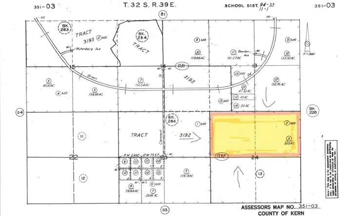 Pictures of Land property located at Mercedes, California City, CA 93505 for sales - image #1