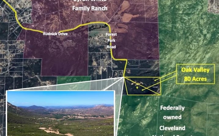 Pictures of Land property located at 2413 Oak Valley, Jamul, CA 91935 for sales - image #1