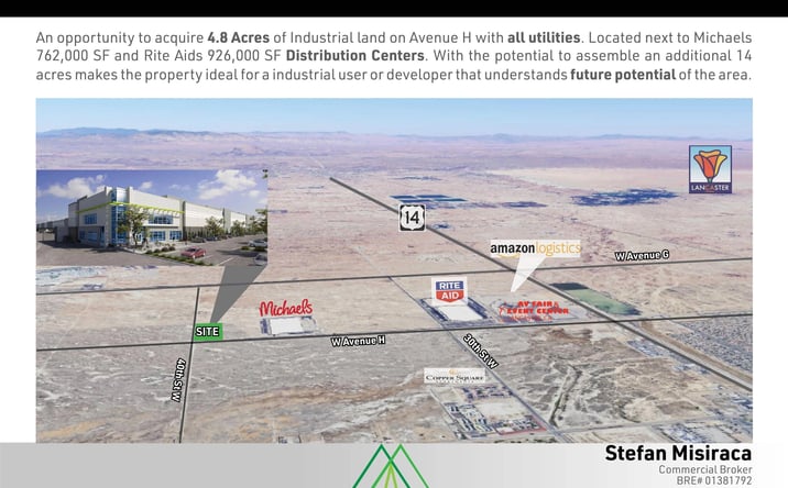 Pictures of Land, Industrial property located at 3995 W Avenue H Unit 0, Lancaster, CA 93536 for sales - image #1