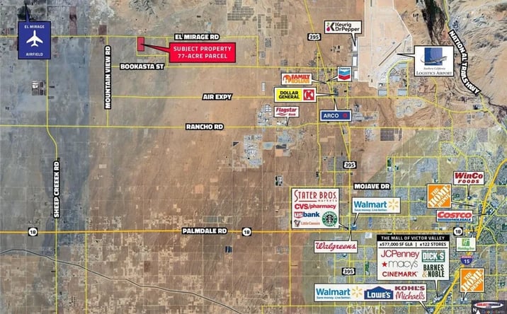 Pictures of Land property located at 2 El Mirage, Adelanto, CA 92301 for sales - image #1