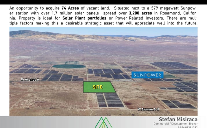 Pictures of Land, Industrial property located at W Ave A Unit 0, Rosamond, CA 93536 for sales - image #1