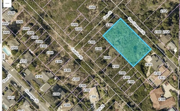 Pictures of Land property located at 2333 San Clemente, Laguna Beach, CA 92651 for sales - image #1