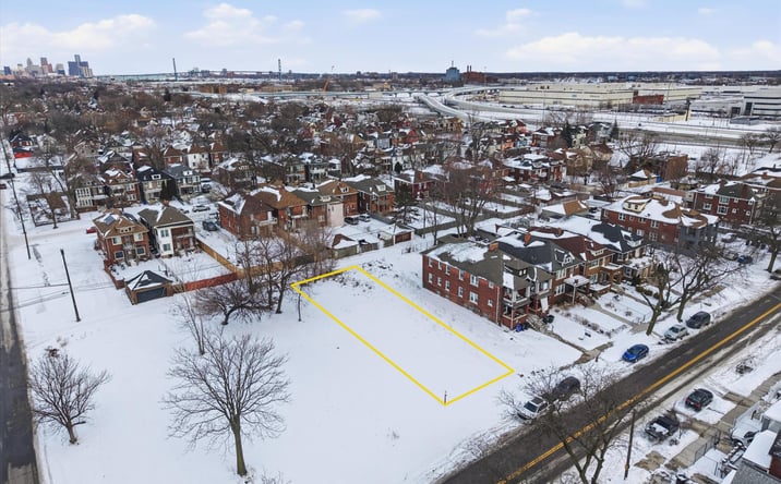 Pictures of Land, Multifamily property located at 1098 Waterman Street, Detroit, MI 48209 for sales - image #1