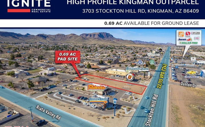 Pictures of Land, Retail property located at 3703 Stockton Hill Rd, Kingman, AZ 86409 for sales - image #1