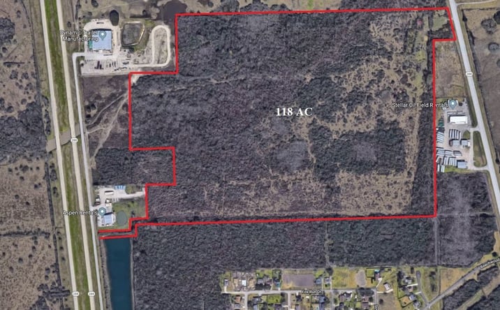 Pictures of Land property located at 118 Acres Highway 288, Angleton, TX 77515 for sales - image #1