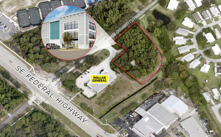 Pictures of Land, Self Storage property located at 8280 SE Constitution Blvd, Hobe Sound, FL 33455 for sales - image #1