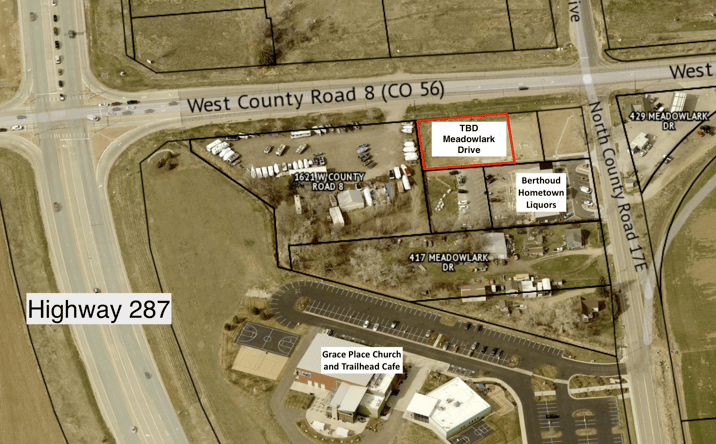 Pictures of Land property located at 471 Meadowlark Drive (Lot 3), Berthoud, CO 80513 for sales - image #1