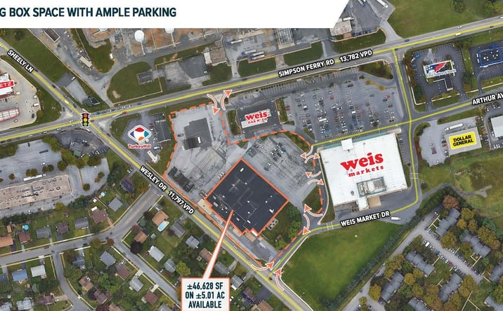 Pictures of Retail property located at 101 Wesley Drive, Mechanicsburg, PA 17055 for sales - image #1