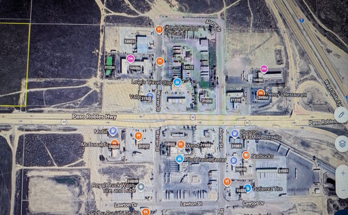 Pictures of Land, Retail, Mixed Use property located at HWY 46 & Duncan, Lost Hills, CA 93249 for sales - image #1