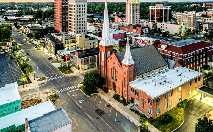 Pictures of Business for Sale, Office, Retail, Land, Special Purpose property located at 201 S Jackson Street, Jackson, MI 49201 for sales - image #1
