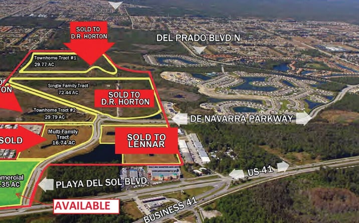 Pictures of Land property located at 16701 N Cleveland Ave, North Fort Myers, FL 33903 for sales - image #1