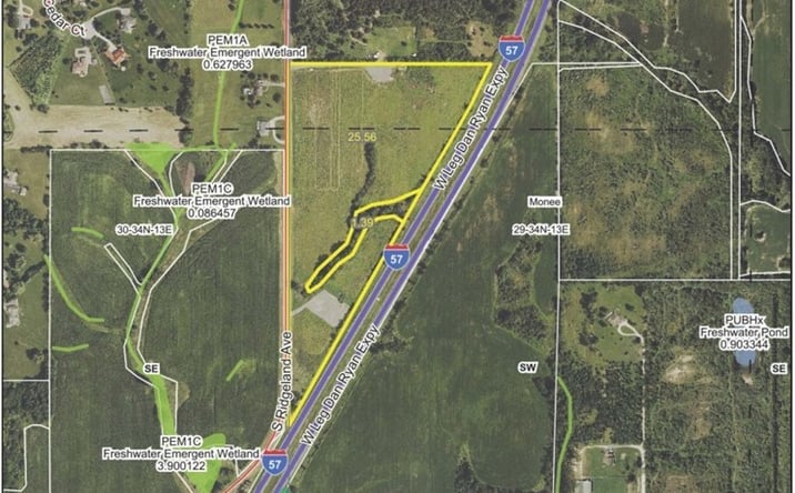 Pictures of Land property located at S Ridgeland Ave., Monee, Monee, IL 60449 for sales - image #1