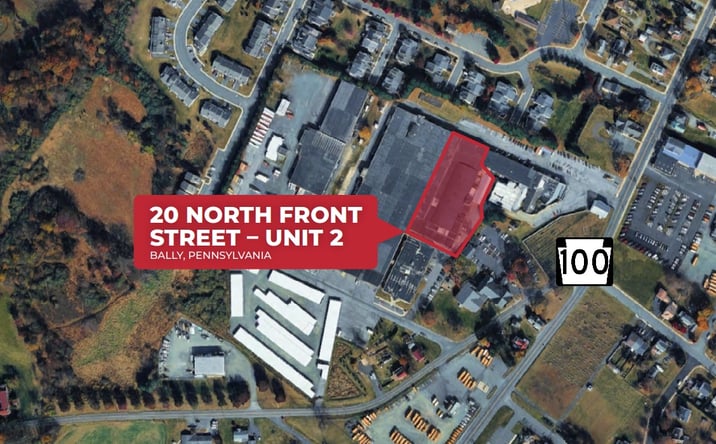 Pictures of Industrial property located at 20 N Front St, Bally, PA Unit 2, Bally, PA 19503 for sales - image #1