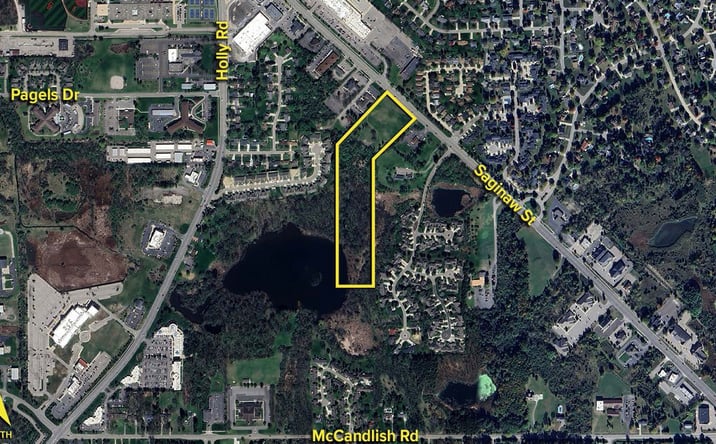 Pictures of Land property located at 7576 S. Saginaw Street, Grand Blanc, MI 48439 for sales - image #1
