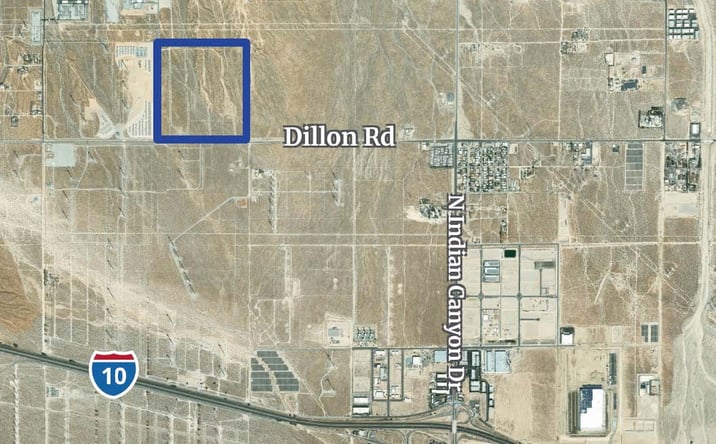 Pictures of Land property located at 6250 Dillon Rd, Desert Hot Springs, CA 92240 for sales - image #1