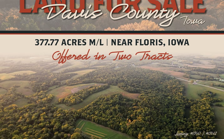 Pictures of Land property located at 186.41 Acres Silver Trail, Floris, IA 52560 for sales - image #1